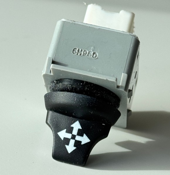 Soft paint restoration Steering wheel height adjustment switch